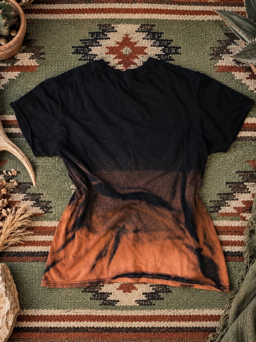 DESERT AFTER DARK No. 01 • Hand Bleached Gildan Tee • Unisex M